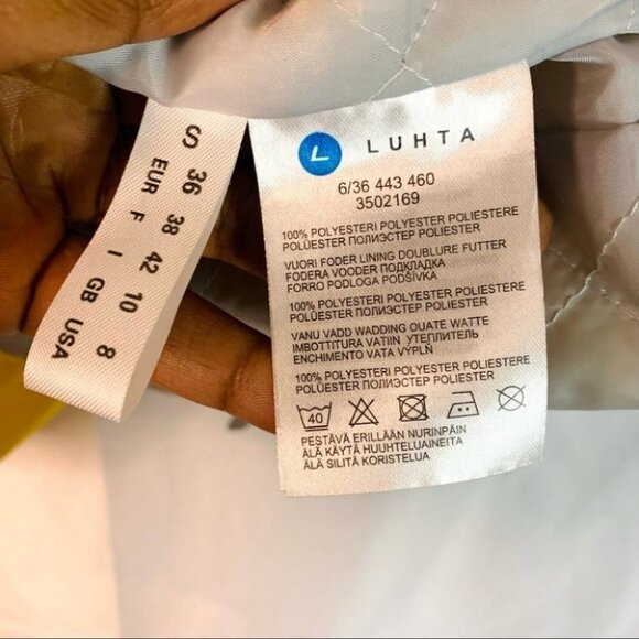 COLUTHA YELLOW SLEEVELESS WINDBREAKER SPRING OUTDOOR JACKET WOMEN SIZE SMALL - Picture 14 of 16